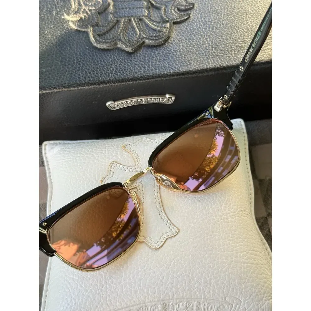 Chrome Hearts TIMMMMBR I Factory 24K Gold Lenses Gold Plated Rare Discontinued